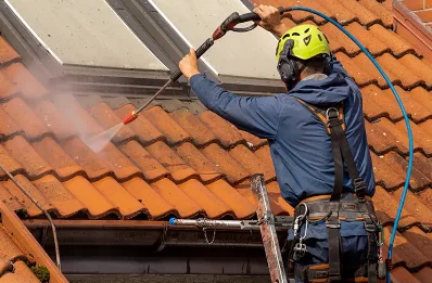 Démoussage et hydrofuge de toiture à Habère-Poche